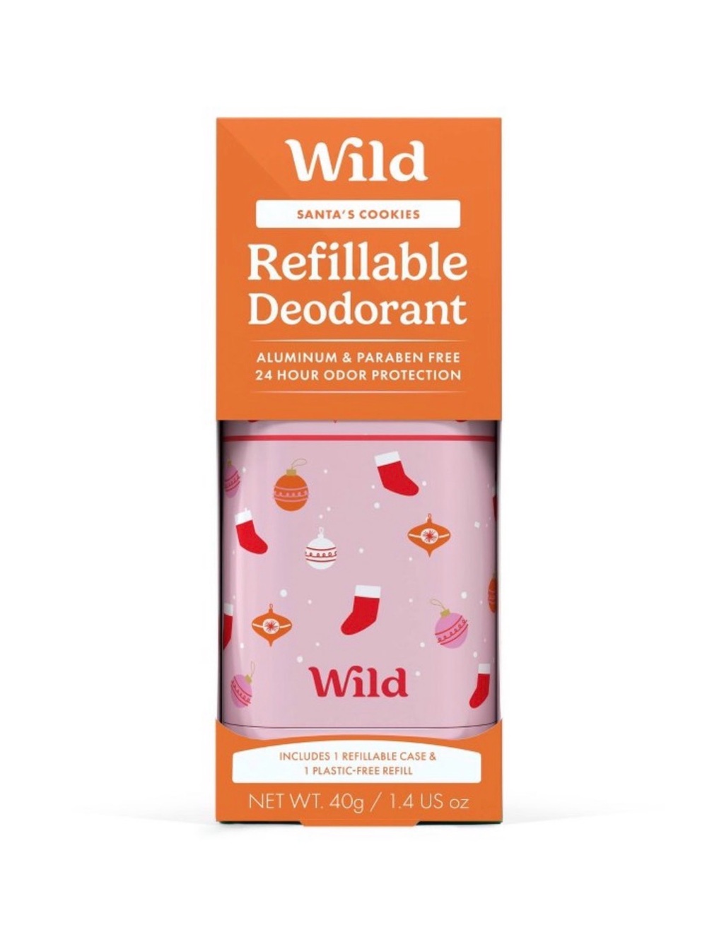 WILD Santa’s Cookies Refillable Deodorant
